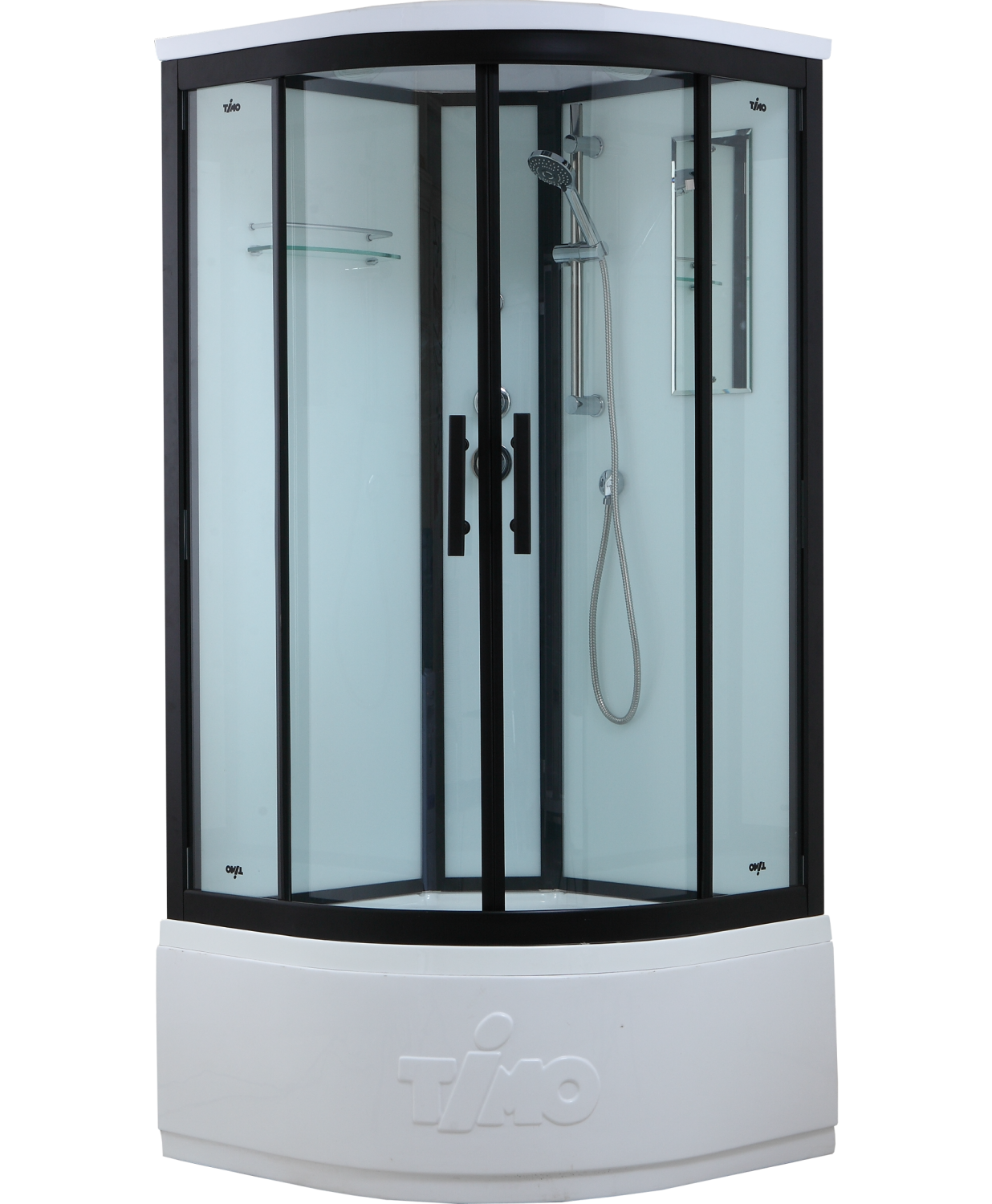 Душевая кабина Timo Standart Black 90*90*220  (T-6690B)