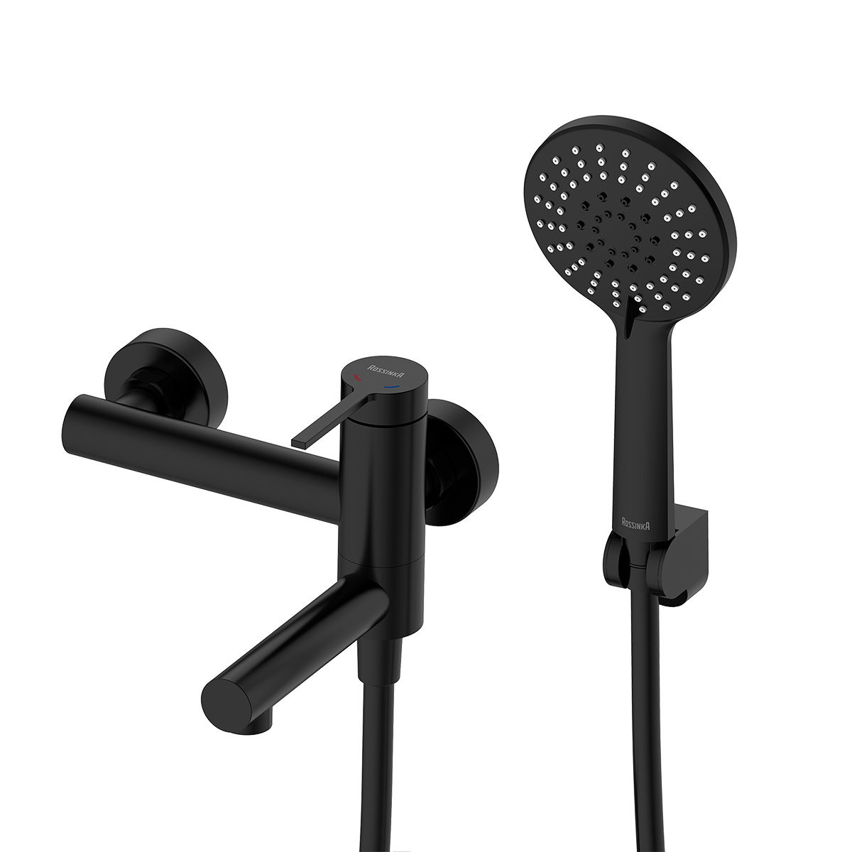 Смеситель Rossinka для ванны с поворотным изливом (RSF-1722S-BL) - фото 1