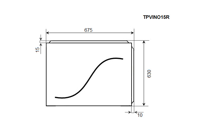 Торцевая панель TIMO (TPVINO15R) - фото 2