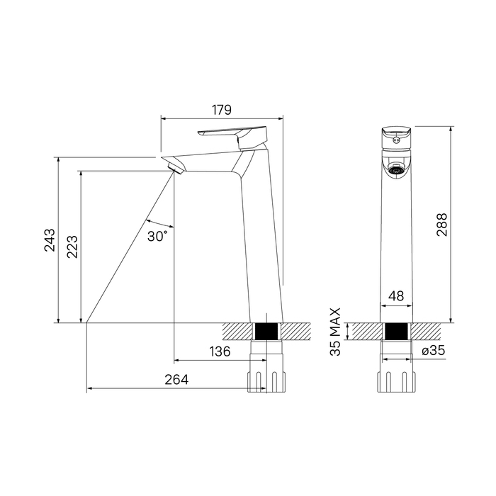 Смеситель для раковины IDDIS Cloud (CLOSB01i01) - фото 3