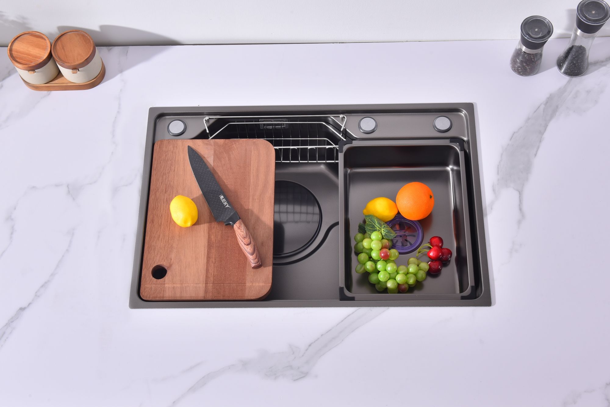 Мойка для кухни Fmark (FSC6845Q) - фото 2