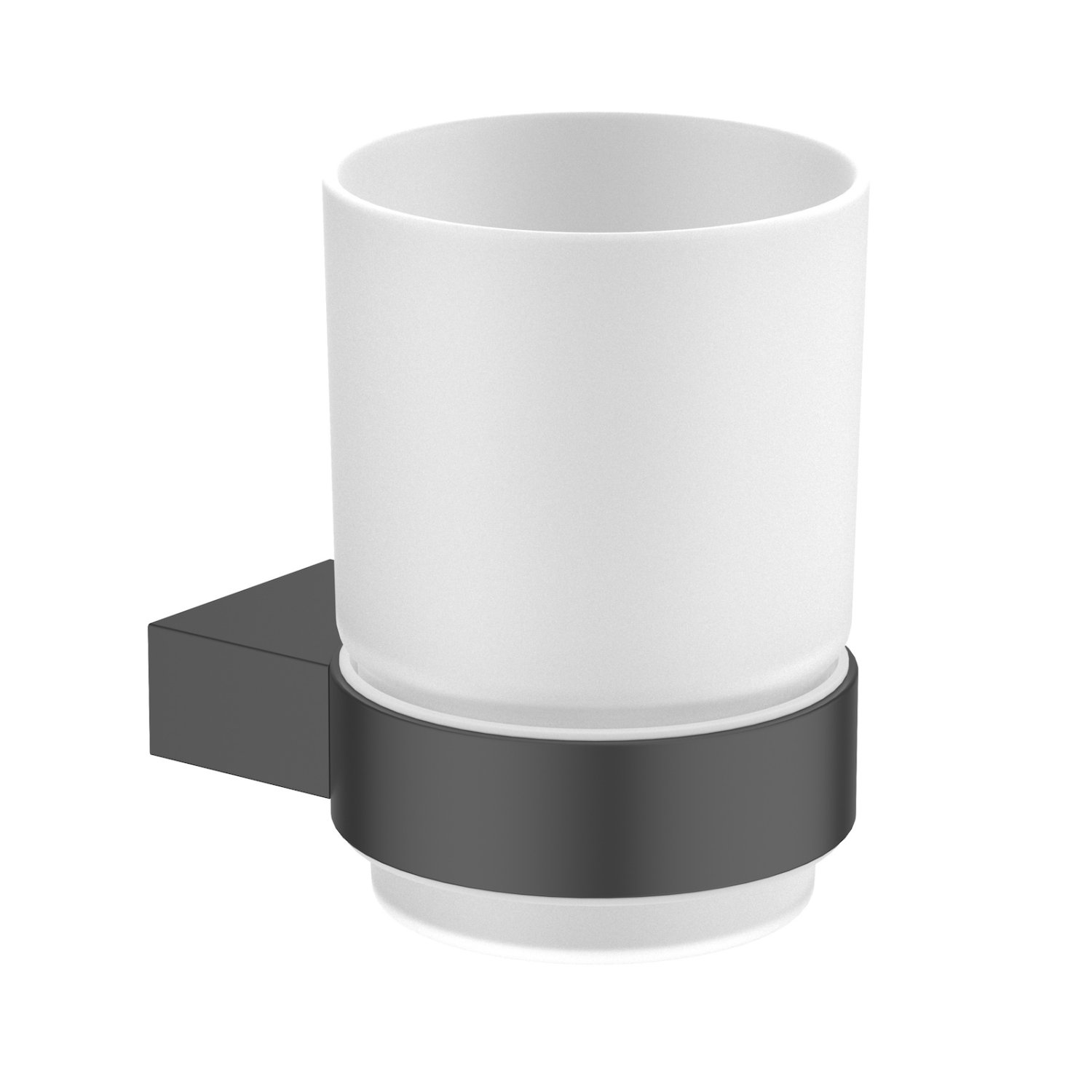 Стакан для зубных щеток Timo Luiro черный (18531/03) - фото 1