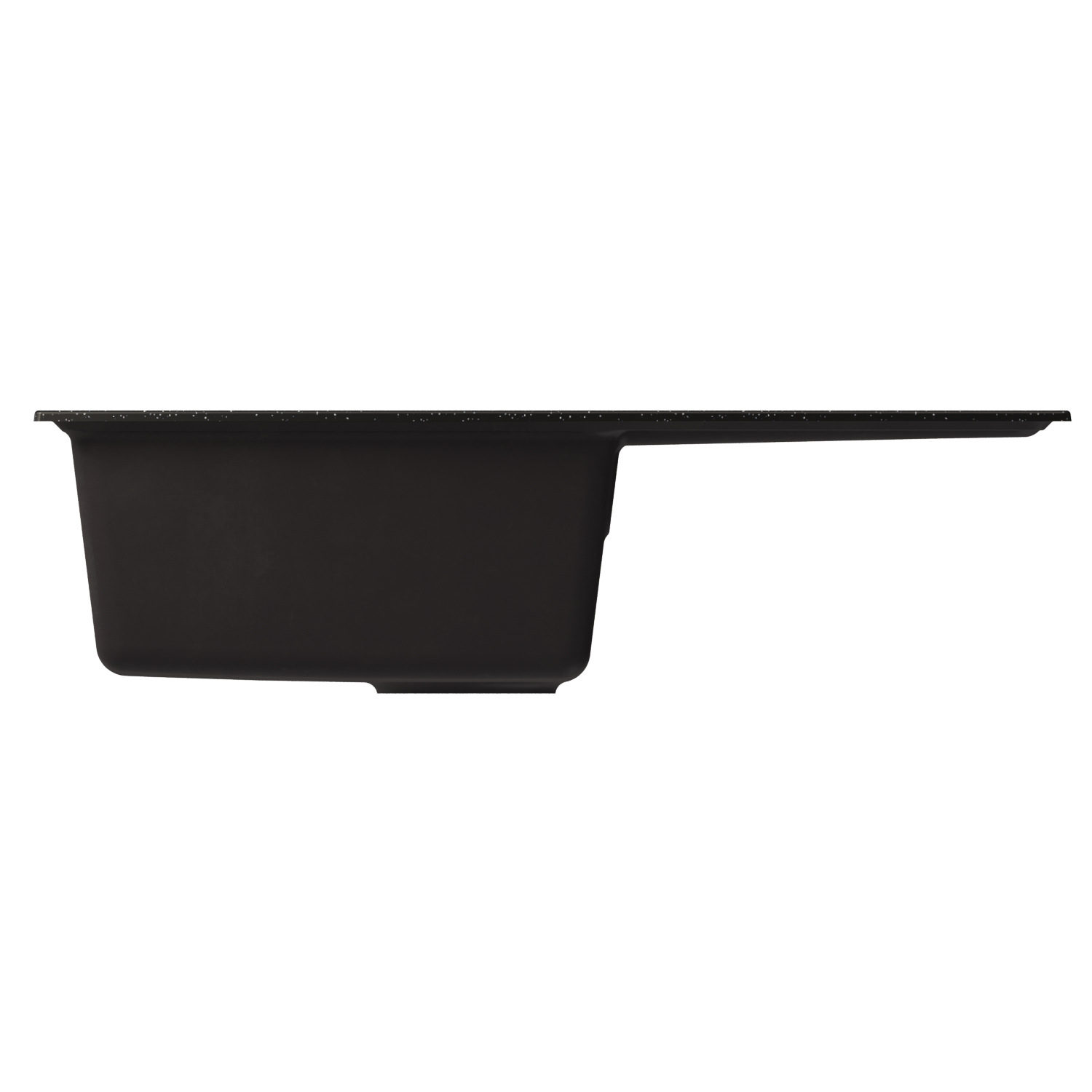 Мойка MIXLINE ML-GM31 с крылом черная (308) 770*500*190мм NEW (552189) Мойка MIXLINE ML-GM31 с крылом черная (308) 770*500*190мм NEW (552189) - фото 3