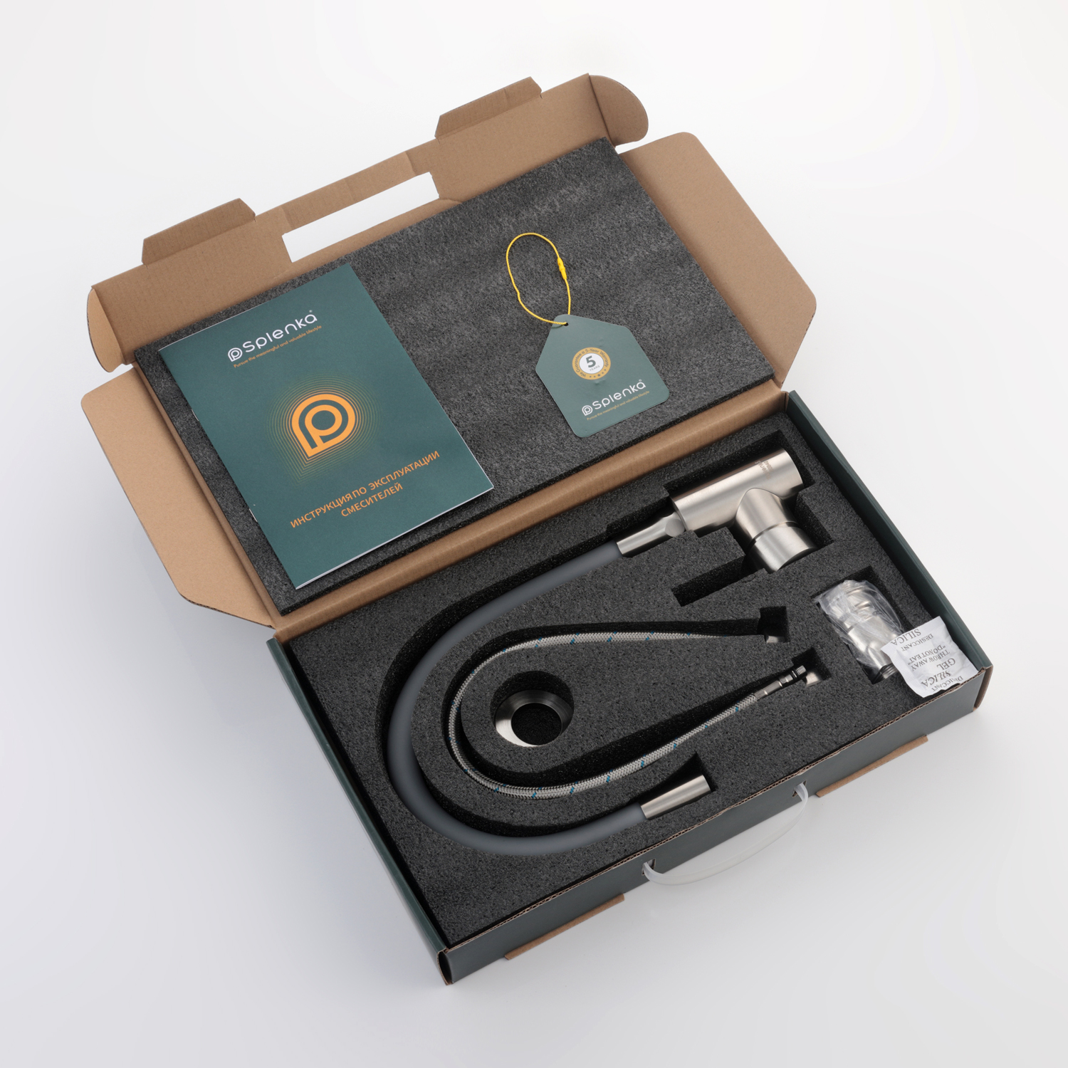 Смеситель Splenka для кухни с гибким изливом (S201.4407.05) - фото 9