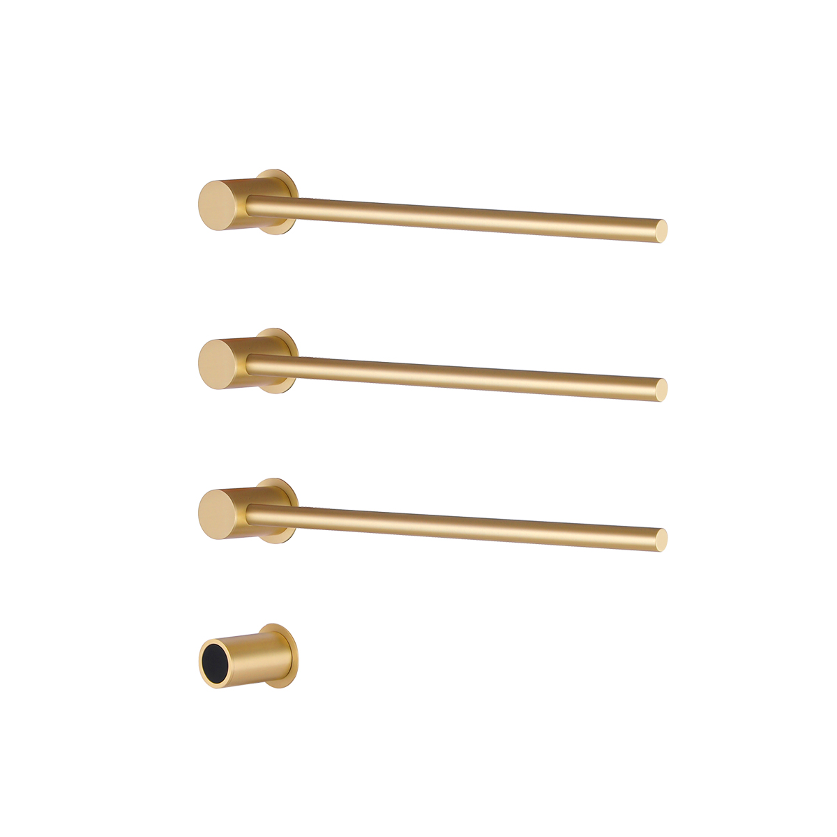 Полотенцесушитель электрический Raglo встраиваемый сенсорный с терморегулятором, сатин золотой (R350.51.03)