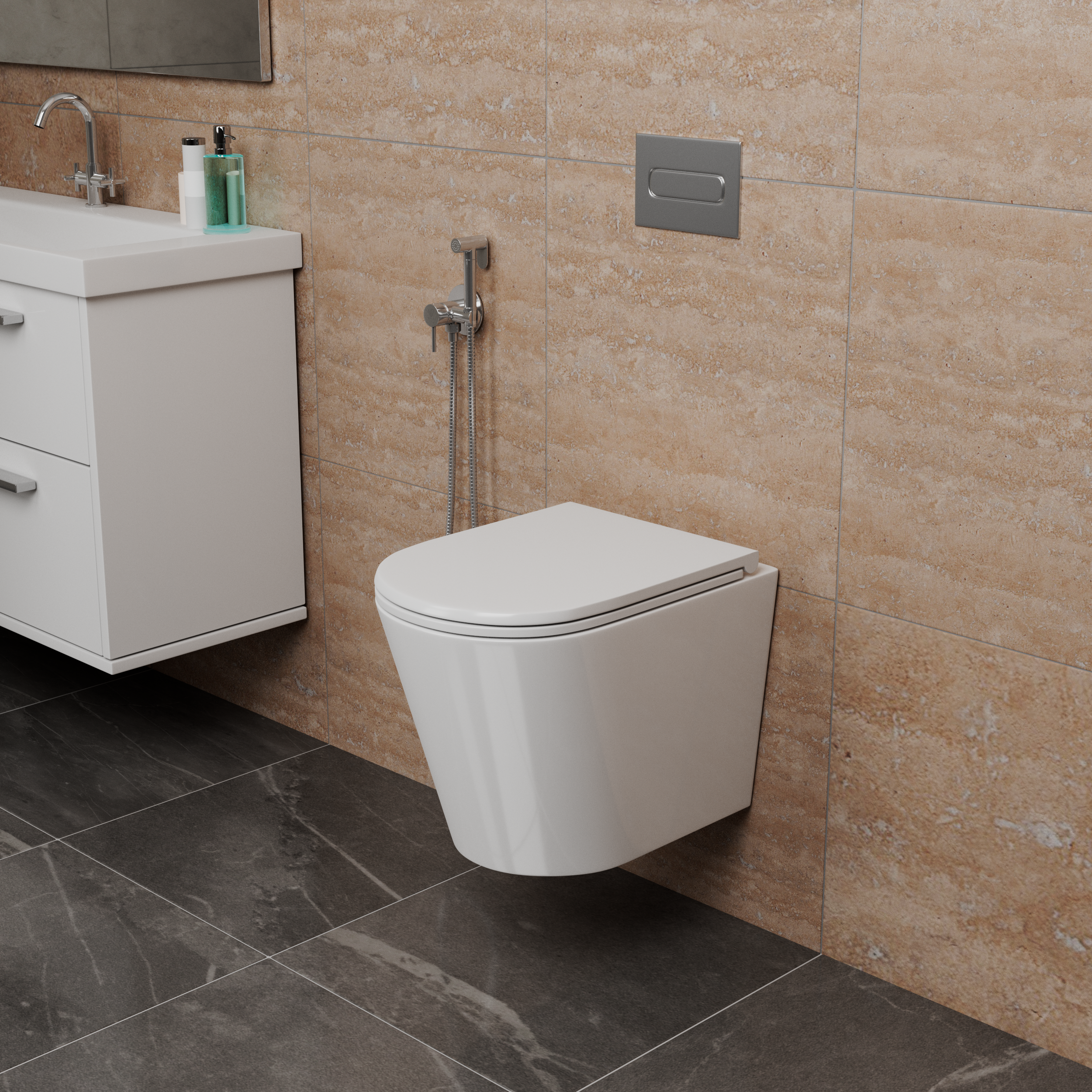 Унитаз подвесной безободковый DK Venice (DT1026016) Унитаз подвесной безободковый DK Venice (DT1026016) - фото 2