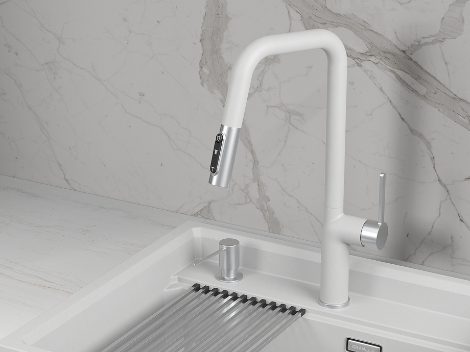 Смеситель для кухни GRANULA (9011, АРКТИК) - фото 2