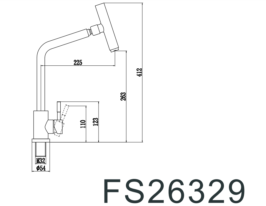 Смеситель для кухонной мойки Fmark (FS26329) - фото 2