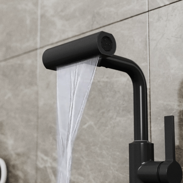 Смеситель для кухни с поворотной лейкой RUSH Tinos (TI3732-17Black) - фото 4