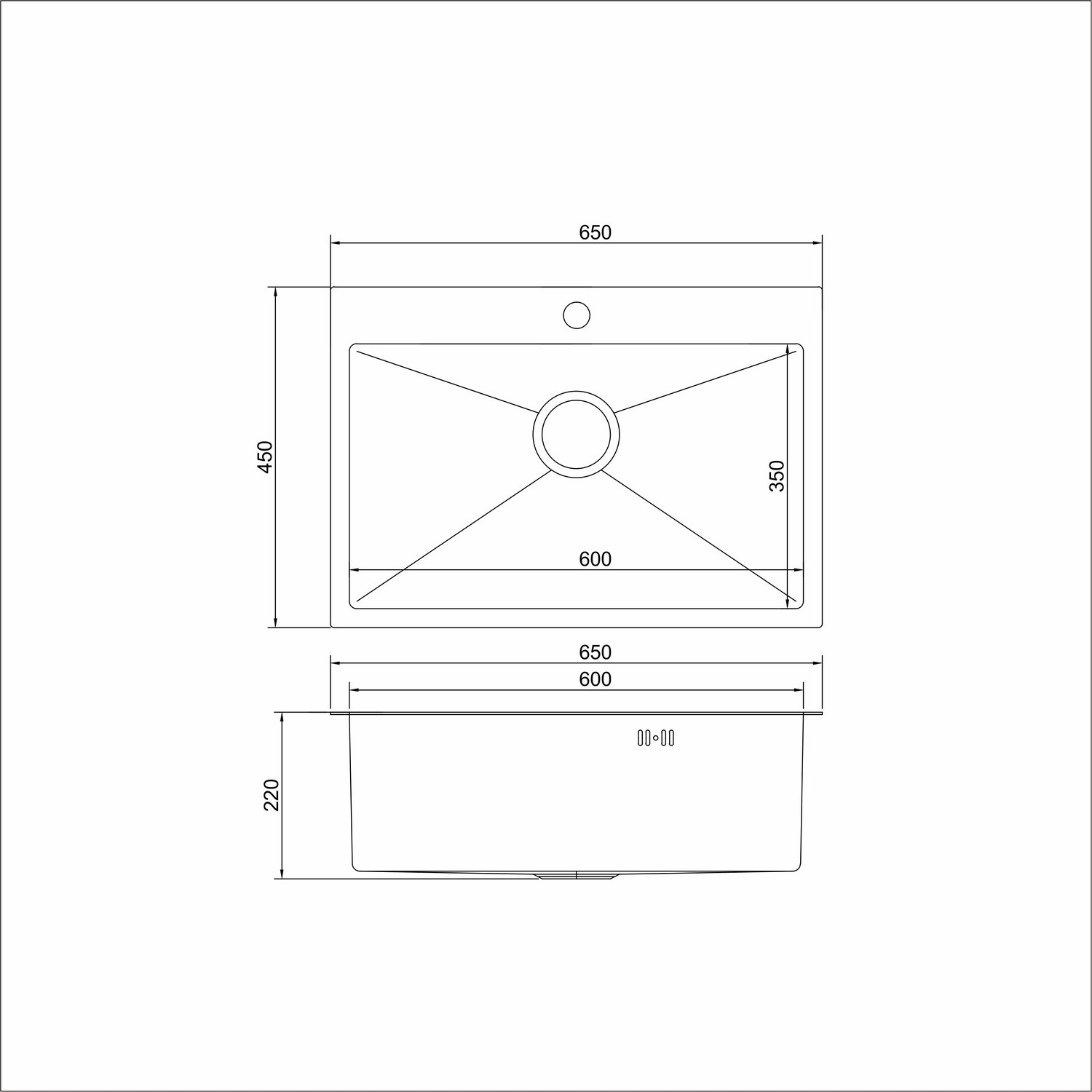 Кухонная мойка 65х45 вып 3 1/2 MIXLINE PRO 22см с сифоном черный графит НАНО (552937) Кухонная мойка 65х45 вып 3 1/2 MIXLINE PRO 22см с сифоном черный графит НАНО (552937) - фото 5
