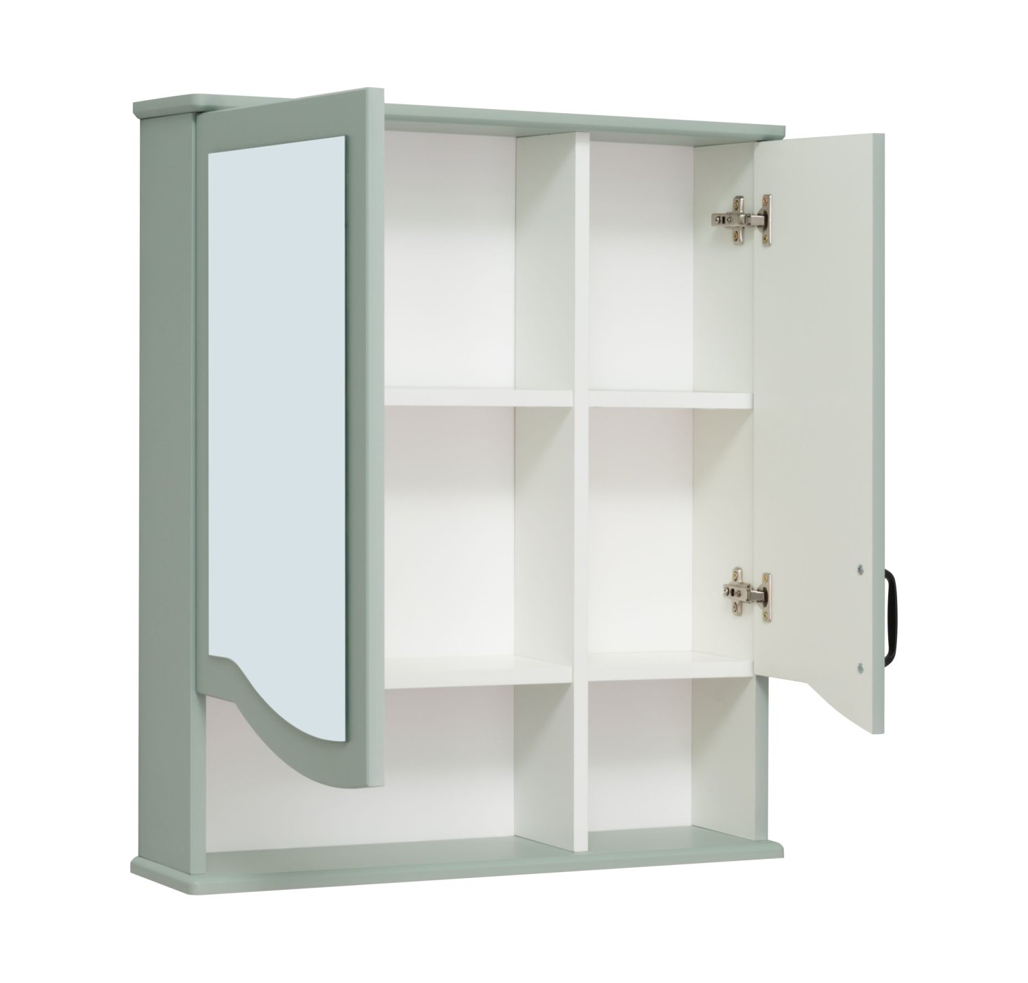 Зеркальный шкаф Runo мята Марсель 65 (00-00001219) - фото 2