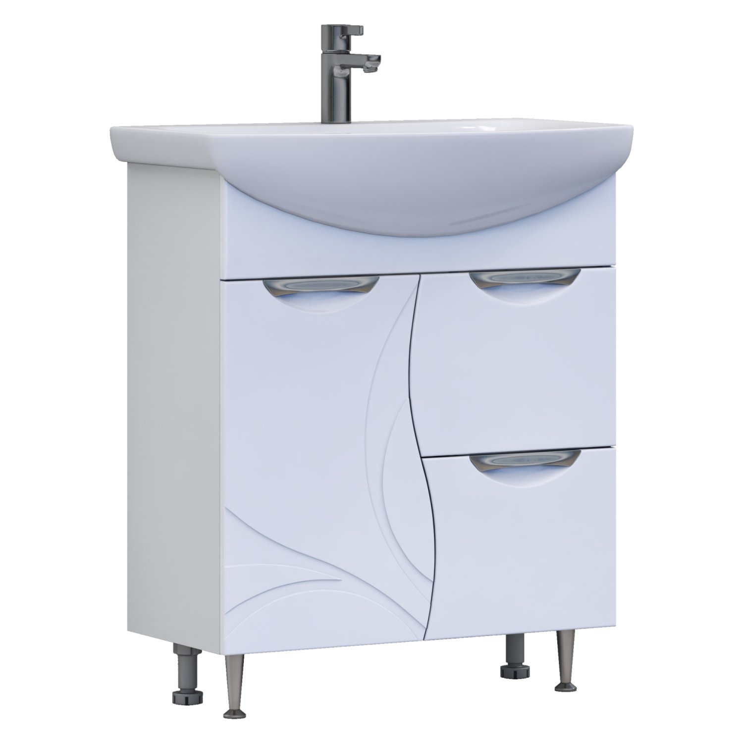 Тумба VIGO Callao 700-1-2 под раковину 4620000144618 (Балтика) (tn.CAL.BAL.70.1D.2Y) - фото 1