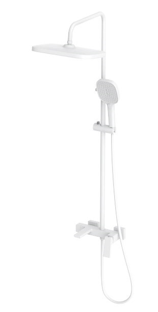 Душевая система HAIBA тропический душ, латунь, белый (HB24831-8)