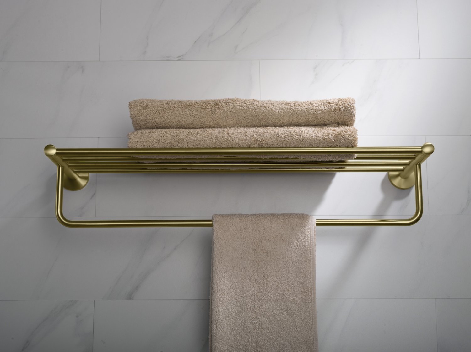 Полка для полотенец Timo золото матовое Saona (13058/17) - фото 2