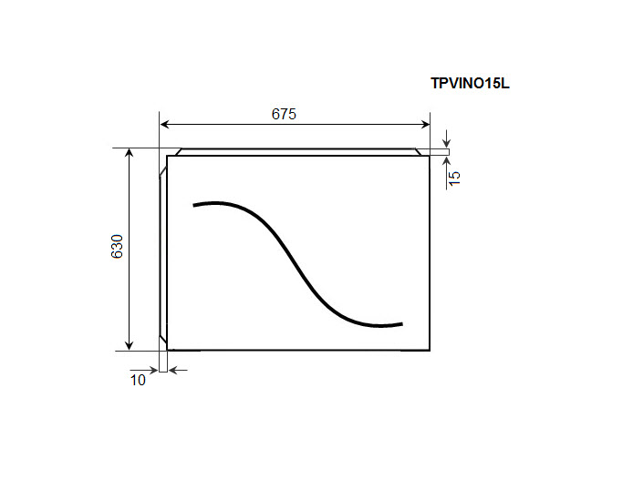 Торцевая панель TIMO (TPVINO15L) - фото 2