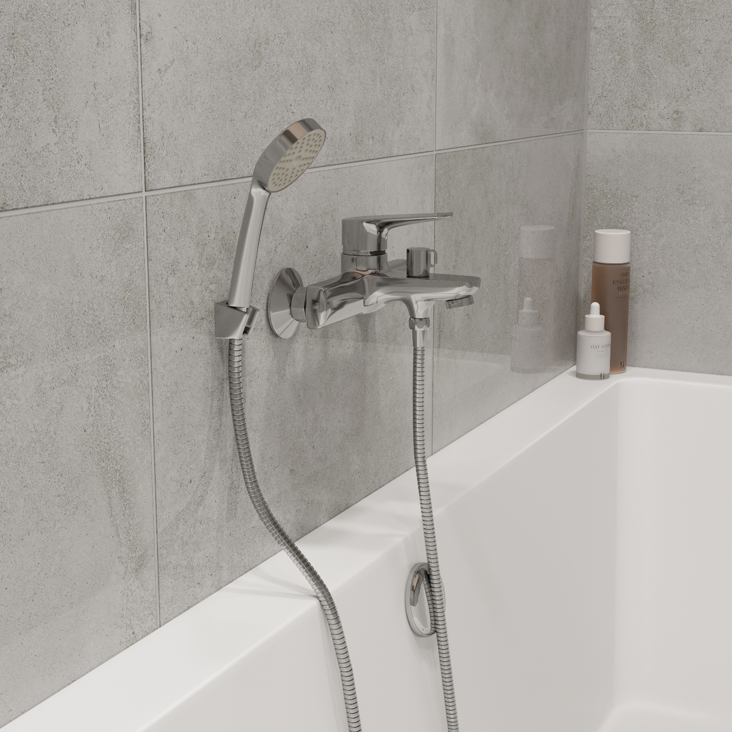 Смеситель для ванны 35k MIXLINE МЛ14-01 (ML14-01) (556602) - фото 4