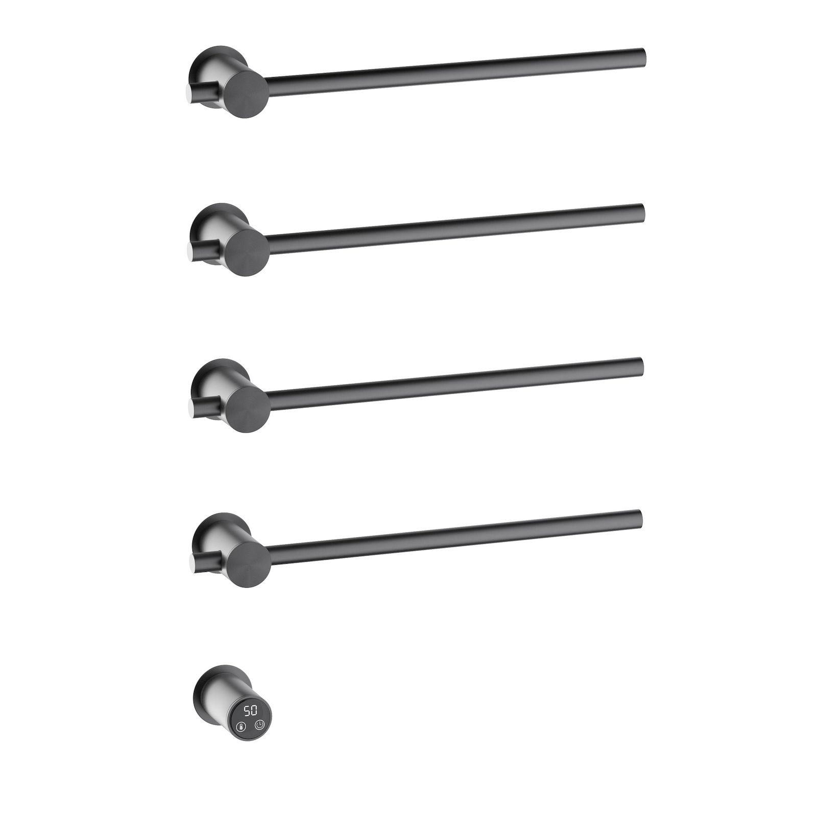 Полотенцесушитель электрический, встроенный Timo Saona черное золото (040/18SM) - фото 1