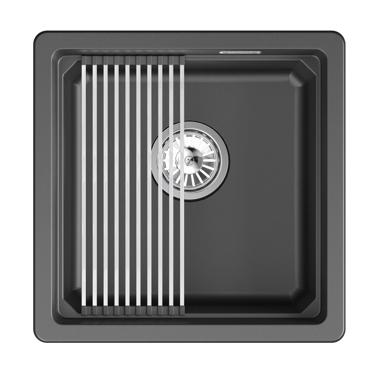 Кухонная мойка GRANULA кварц (4501iU, ШВАРЦ) - фото 1