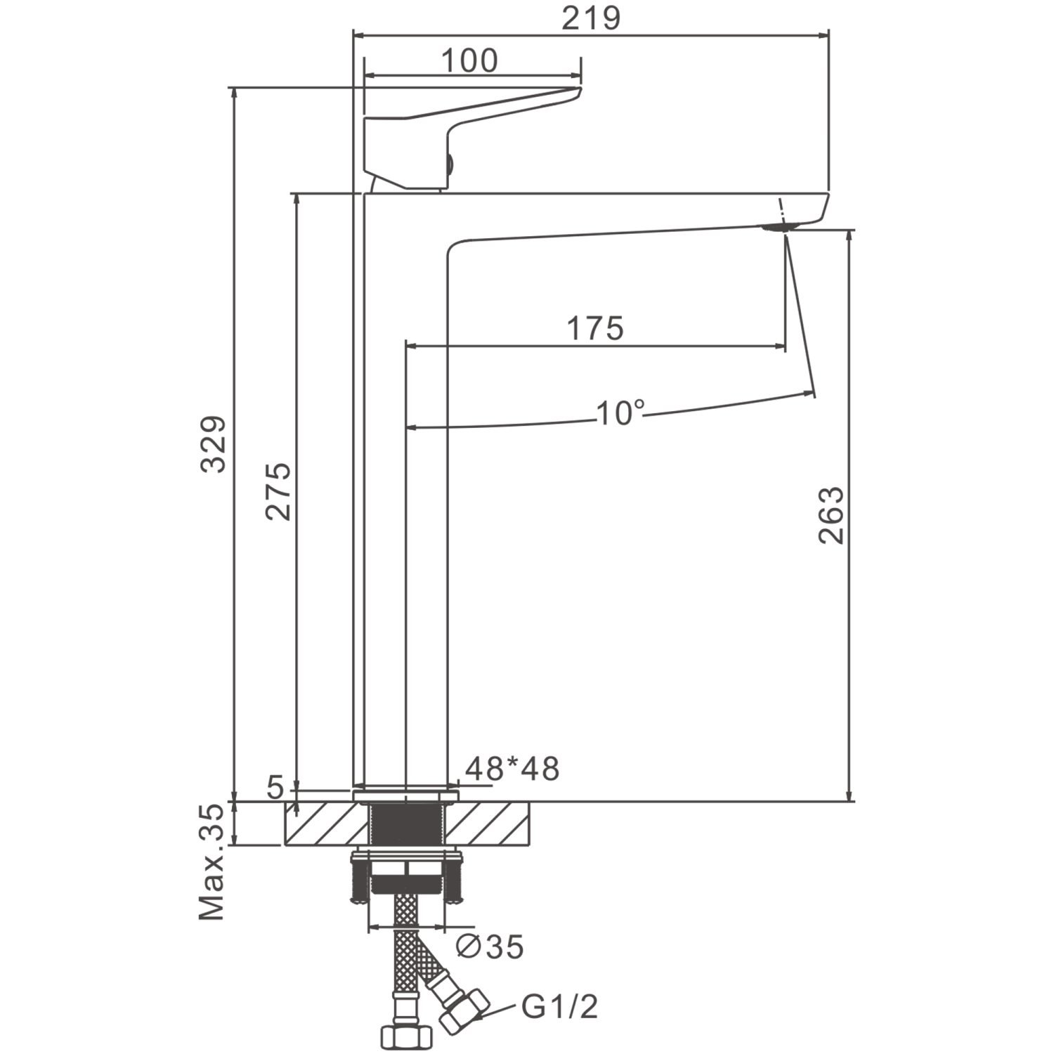 Смеситель для раковины BELZ (B11715-7) - фото 2