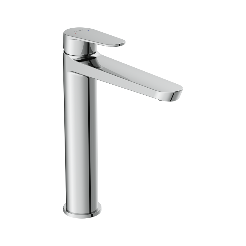 Смеситель для раковины CERSANIT LARA высокий однорычажный хром (68153)