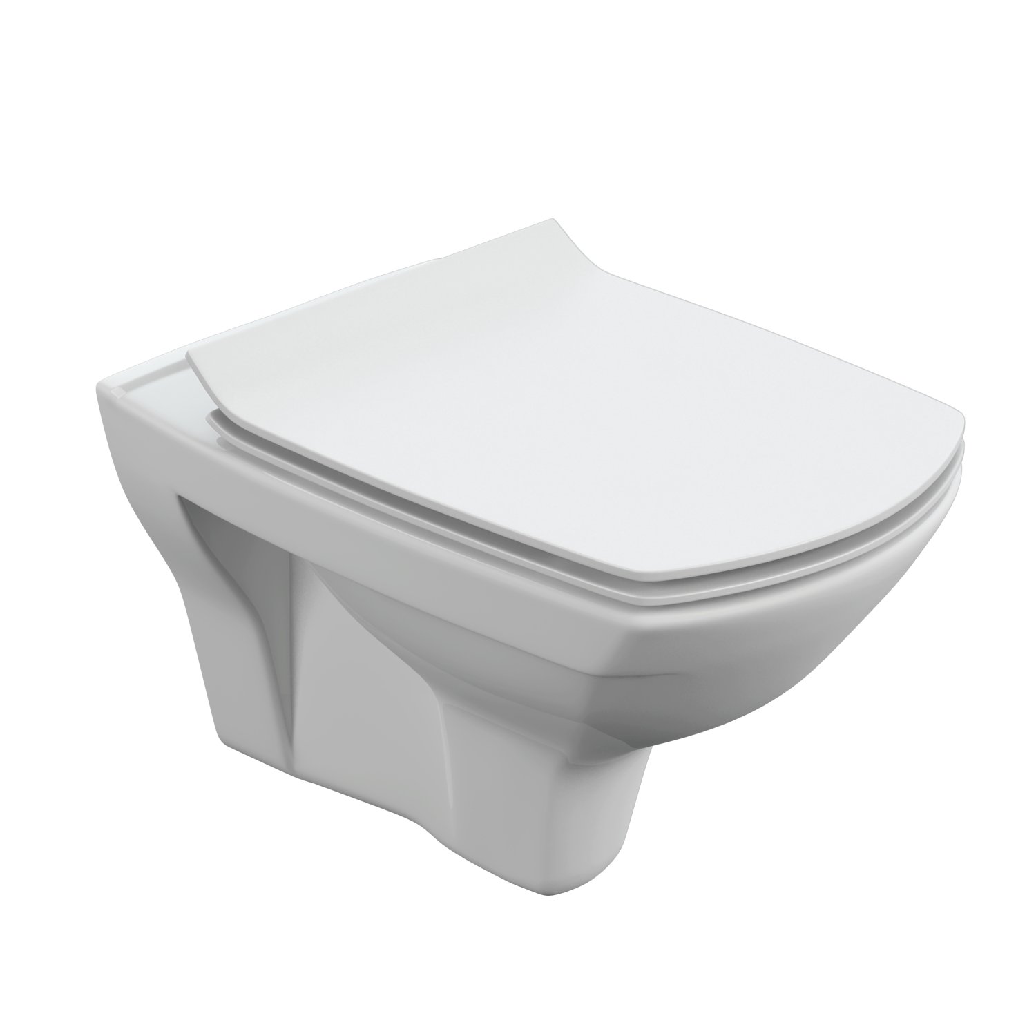 Подвесной унитаз Cersanit CARINA XL Clean On DPL EO slim (S-MZ-CARINA-XL-COn-S-DL-w) - фото 1