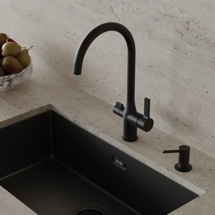 Дозатор IDDIS Kitchen Line латунь, черный матовый (SDIBL00i59) - фото 4