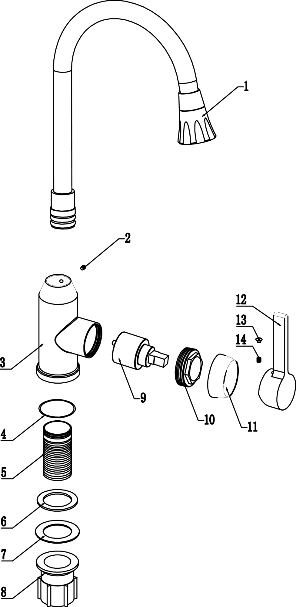 Смеситель для кухни Fmark (FS8277H-04) - фото 2