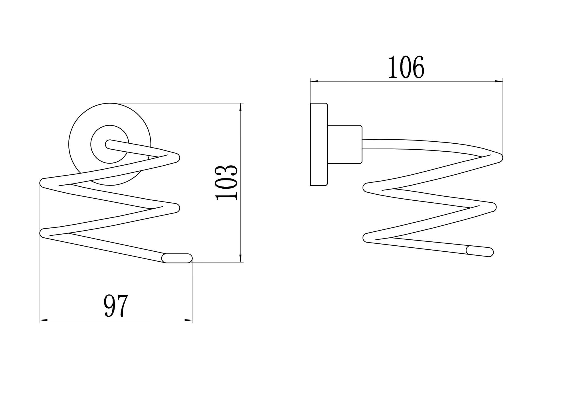 Держатель для фена Savol (S-005656C) - фото 2