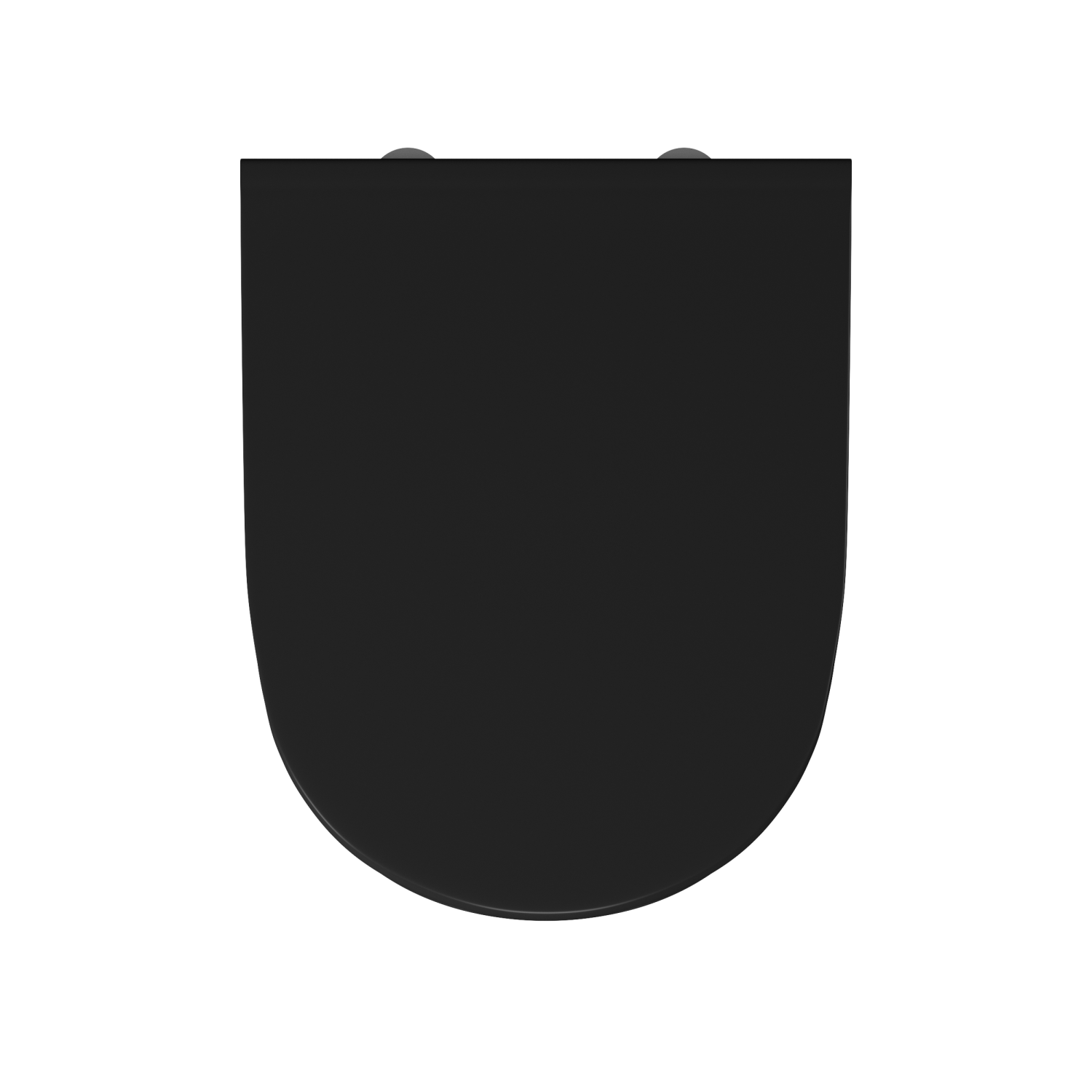 Унитаз подвесной безободковый D&K Matrix DT1396025, 490*370*360мм, сиденье микролифт, черный - фото 2