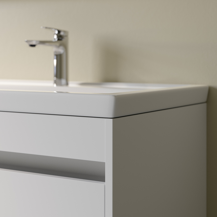 Тумба с умывальником IDDIS Zodiac X подвесная, с нишей, 80 см, белый, подходит умыв. 4078000i28 (ZDX80WNi95K) - фото 5