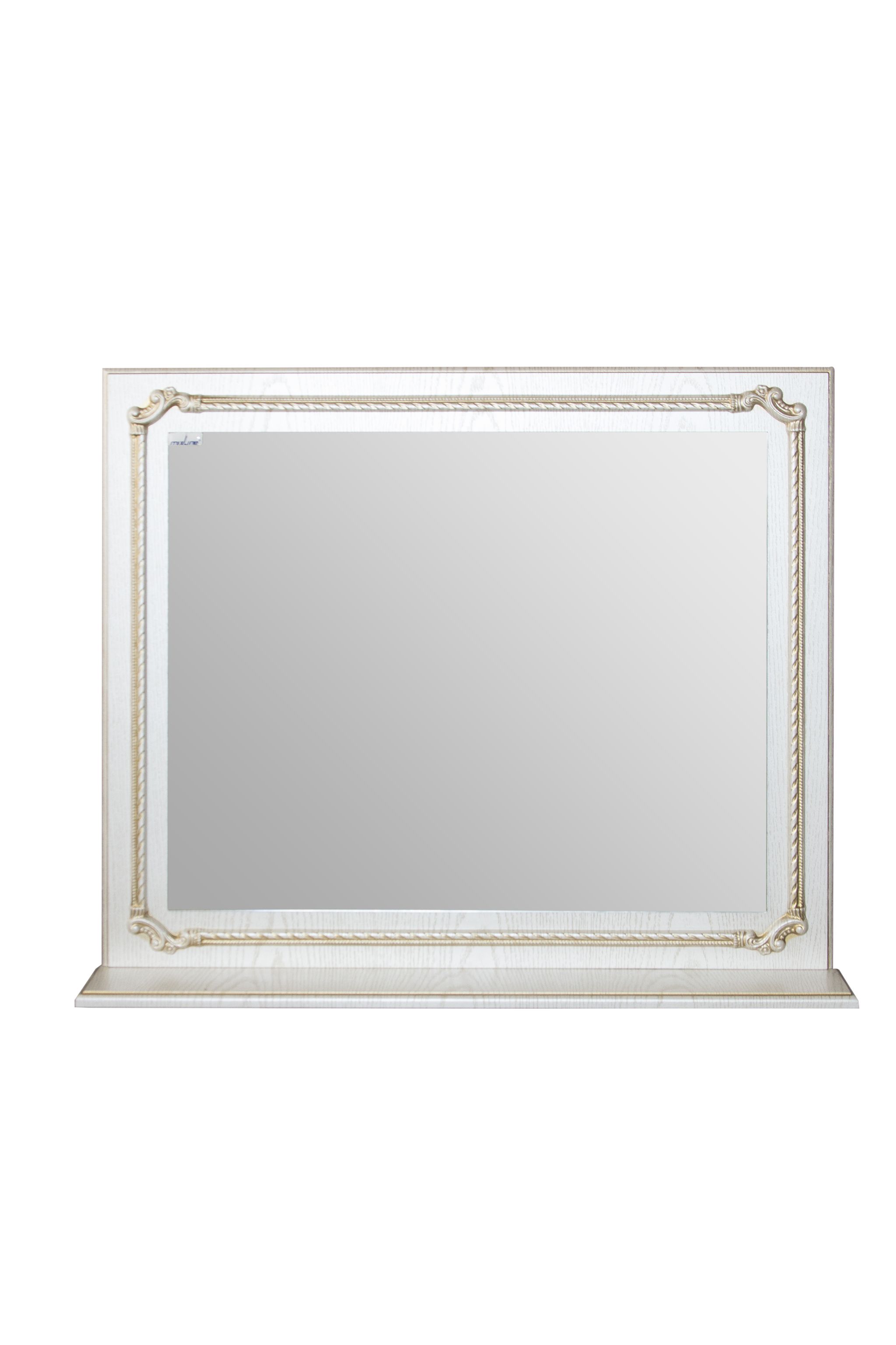 Зеркало без подсветки MIXLINE Сальери-80 патина золото (533043) - фото 1