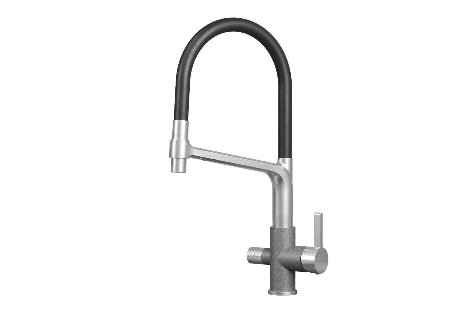 Смеситель для кухни GRANULA (5083, ГРАФИТ) - фото 1
