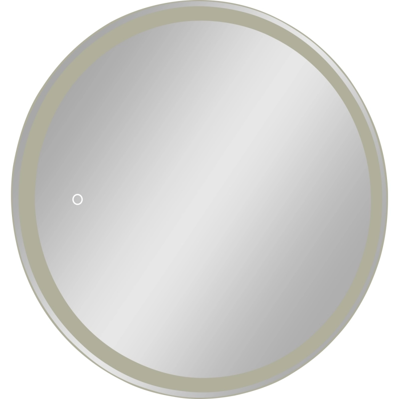 Зеркало-шкаф MIXLINE "Оливия" D600 универсальный, сенсорный выкл., светодиодная подсветка (553156) - фото 3