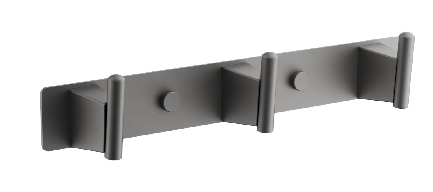 Планка с 3-мя крючками BELZ оружейная сталь (B91215-3) - фото 1