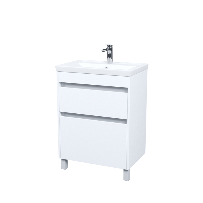 Тумба с умывальником, напольная, 60 см, белый, Zodiac X, IDDIS, (ZDX60WFi95K) - фото 1