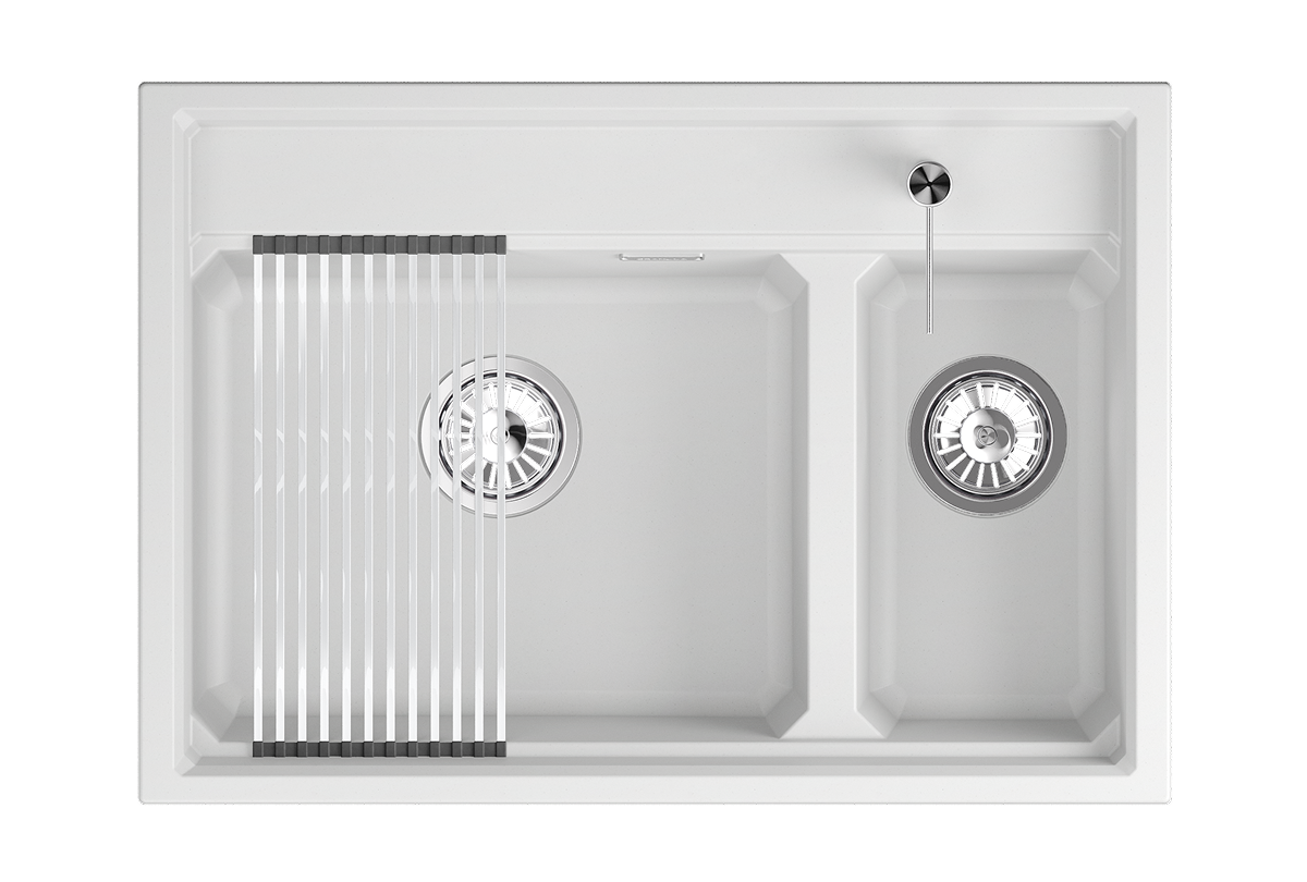 Кухонная мойка GRANULA кварц (7302i, АРКТИК) - фото 1
