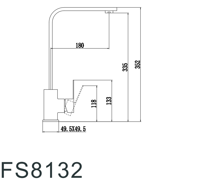 Смеситель для кухонной мойки Fmark (FS8132H) - фото 2