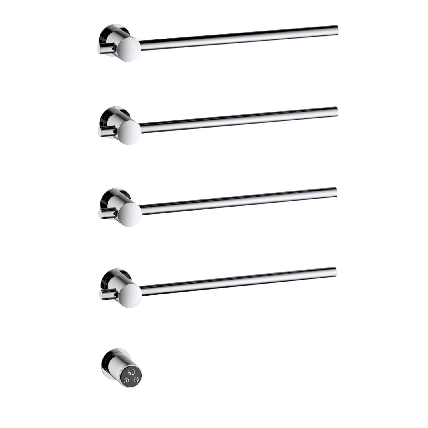 Полотенцесушитель электрический, встроенный Timo Saona хром (040/00SM) - фото 1