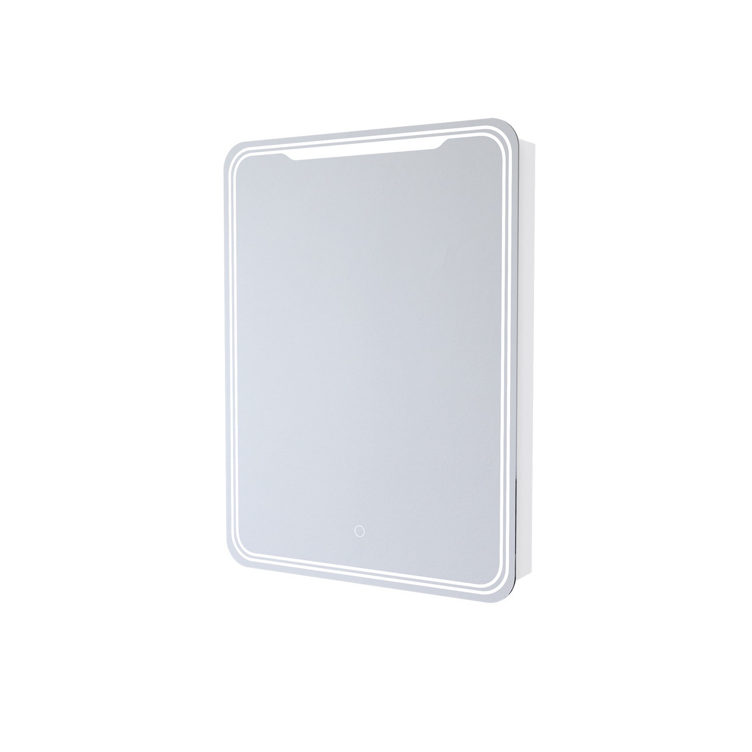 Зеркало шкаф MIXLINE 600*800 (ШВ) левый, сенсорный выкл, светодиодная подсветка ВИКТОРИЯ (547258) - фото 1
