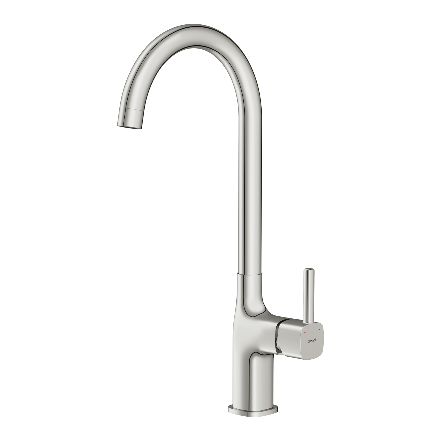Смеситель для кухни Cersanit ELIO однорычажный хром (64863) - фото 1