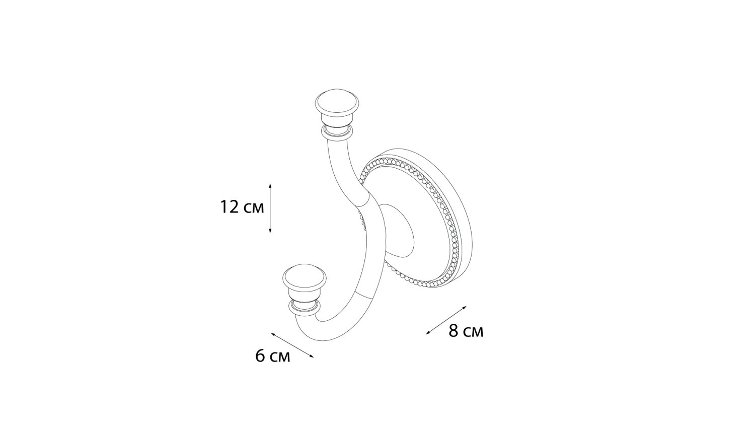 Крючок двойной Grampus Alfa (GR-9505) - фото 3