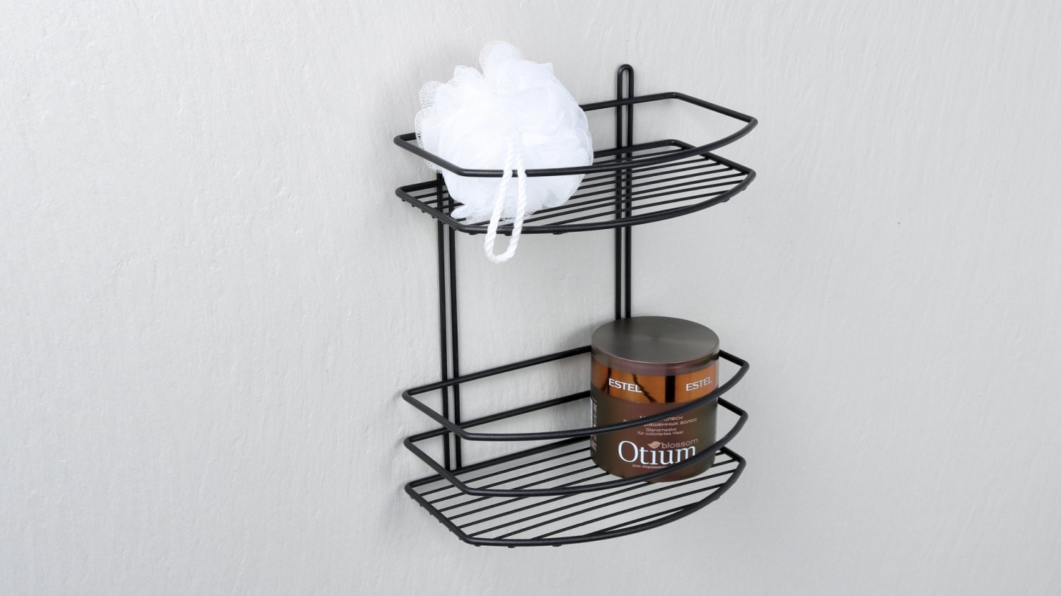 Полка Fixsen овальная двухэтажная черная (FX-720B-2) - фото 2