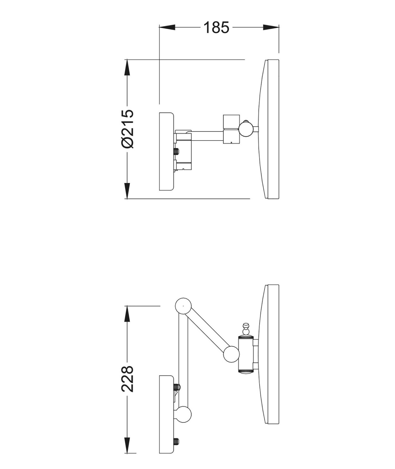 Зеркало с подсветкой Timo Saona хром (13074/00) - фото 2