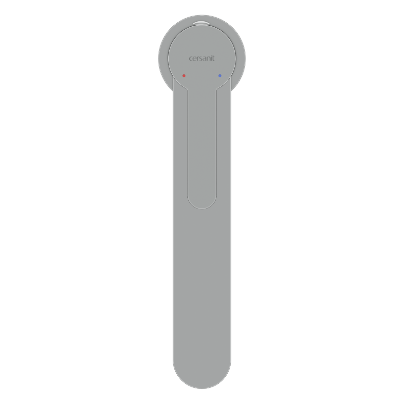 Смеситель для раковины CERSANIT OLIVA высокий однорычажный хром (68963) - фото 7