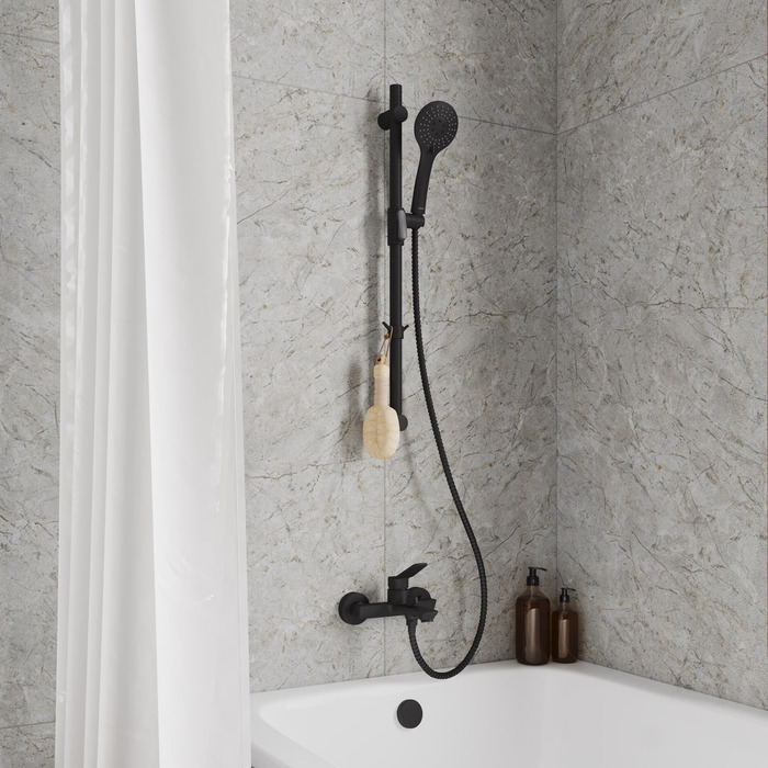 Стойка для душа Milardo Ideal Spa черная матовая (ILS70B0M17) - фото 3