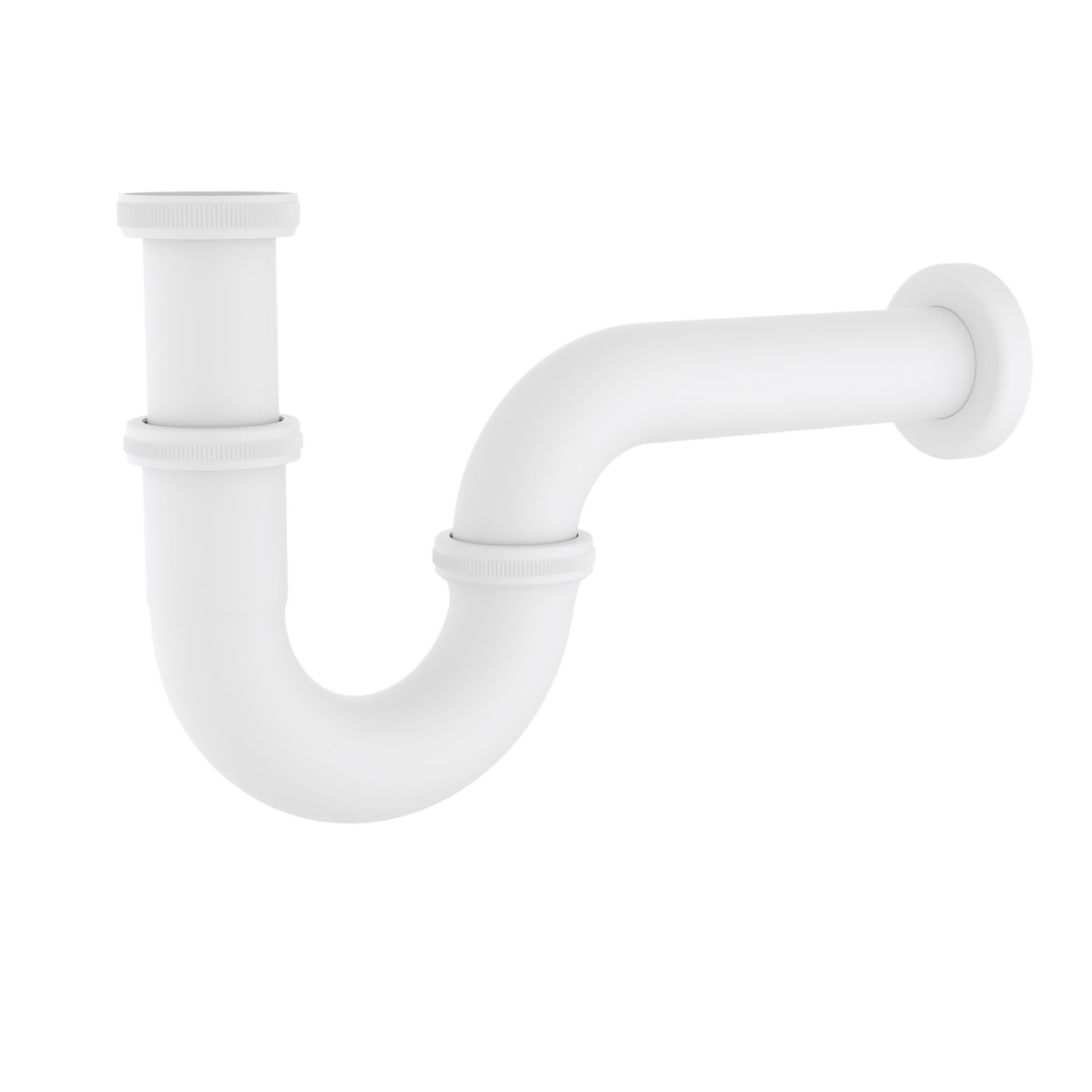 Сифон для раковины Timo белый матовый (961/16L) - фото 1
