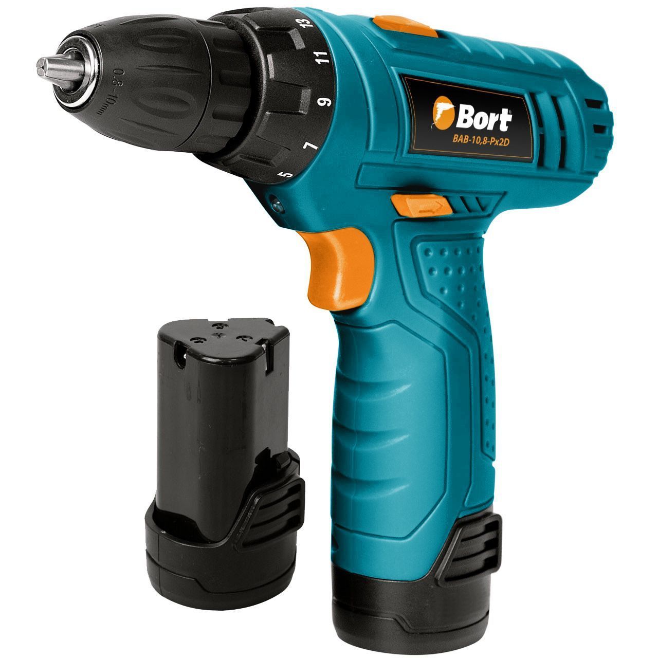 Дрель-шуруповерт аккумуляторная Bort BABort B-10,8-Px2D (2x1,3А.ч) (91270948) Дрель-шуруповерт аккумуляторная Bort BABort B-10,8-Px2D (2x1,3А.ч) (91270948) - фото 1