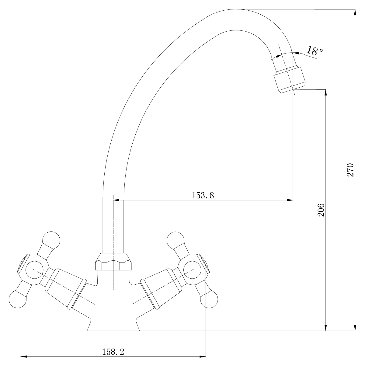 Смеситель для кухонной мойки Lemark Promotion (LM6040C) - фото 3