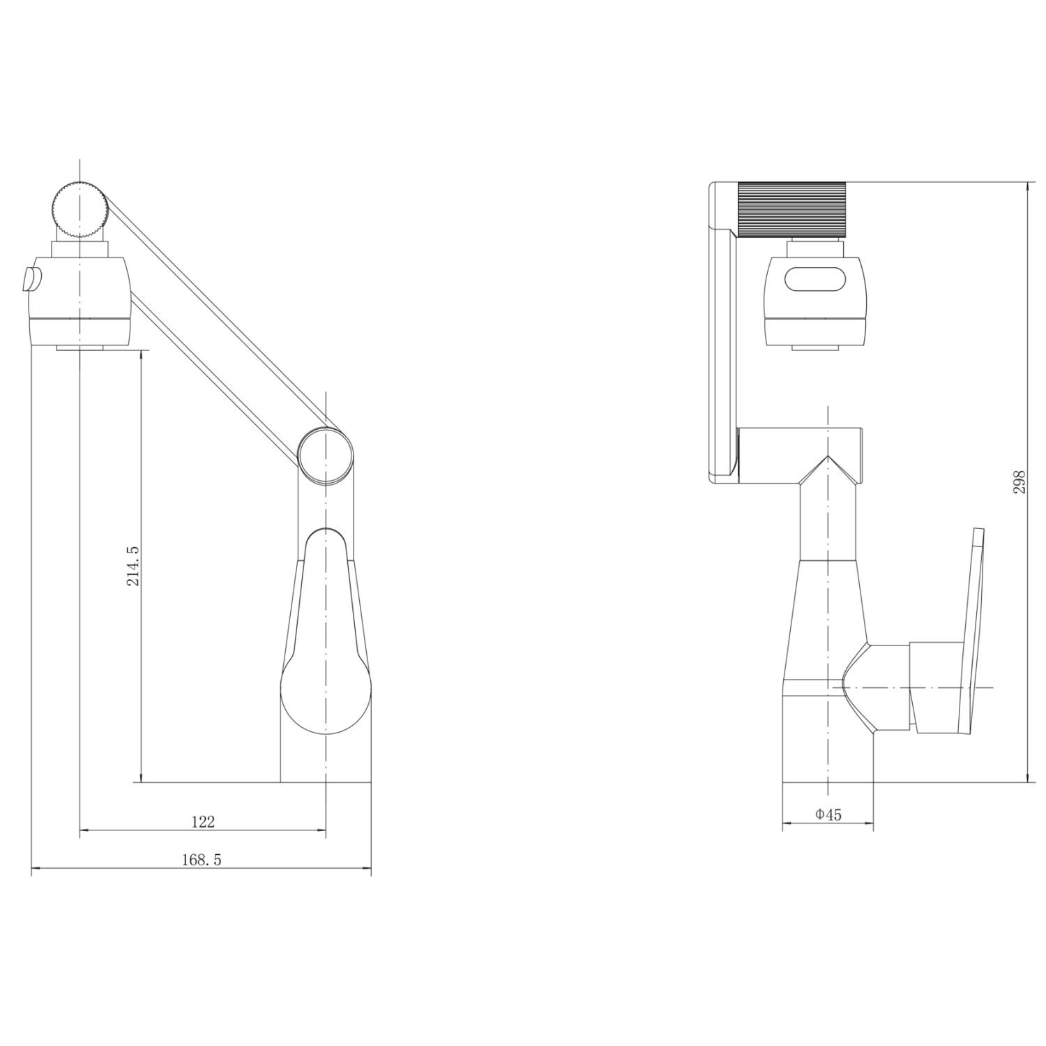 Смеситель для кухни/умывальника PLStart (PL4010) - фото 3