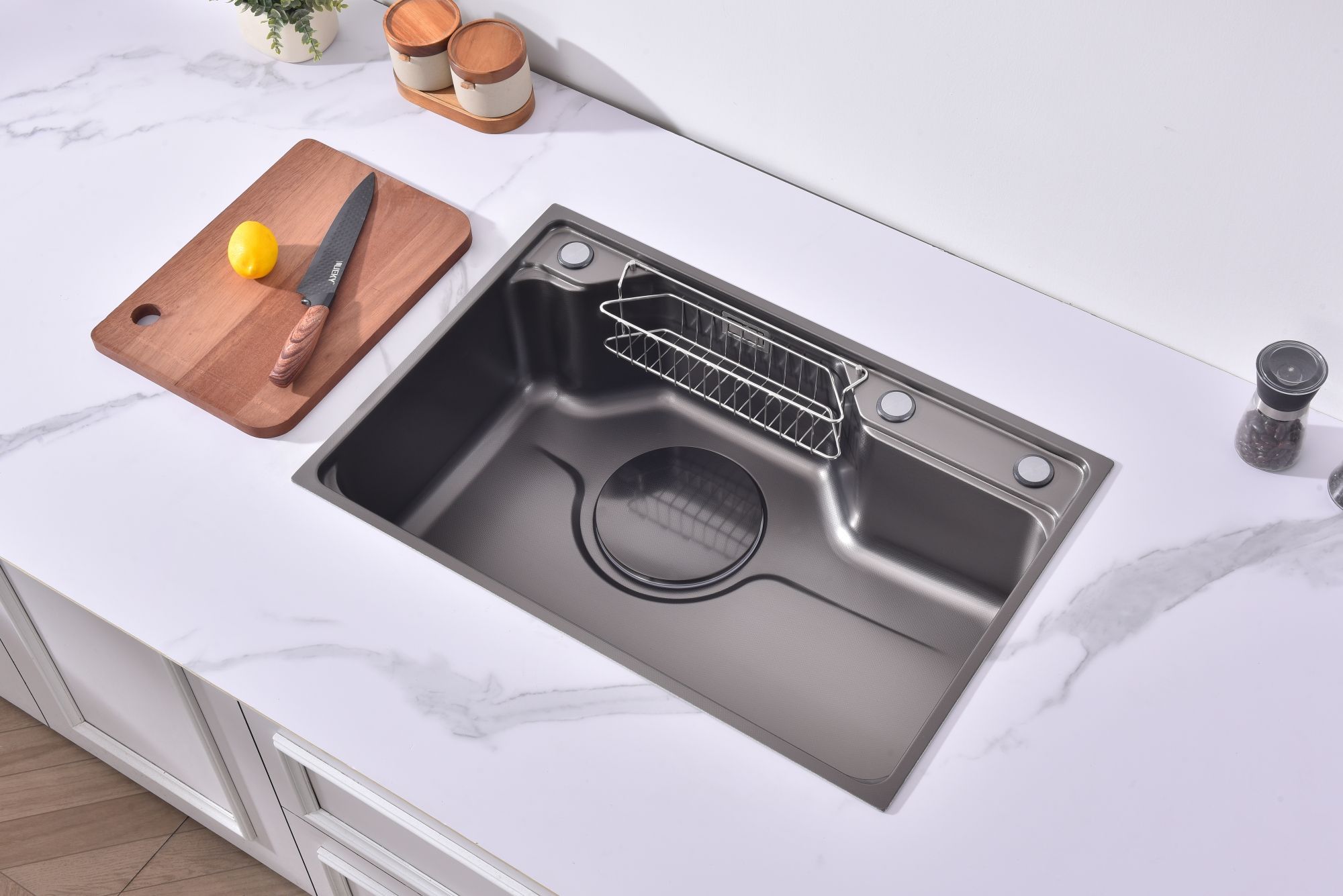 Мойка для кухни Fmark (FSC6845Q) - фото 8